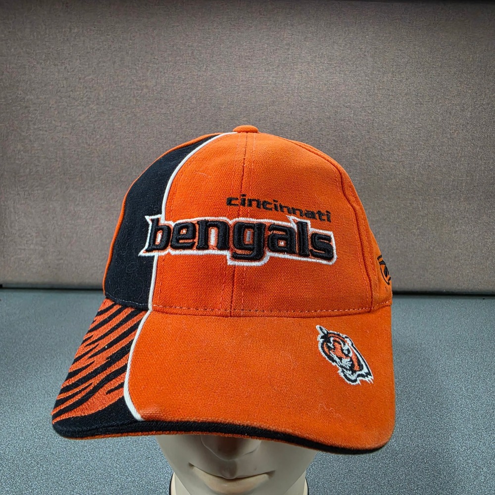 Reebok Cincinnati Bengals Hat Mens OSFA Orange Excellent NFL Pro Line Cap